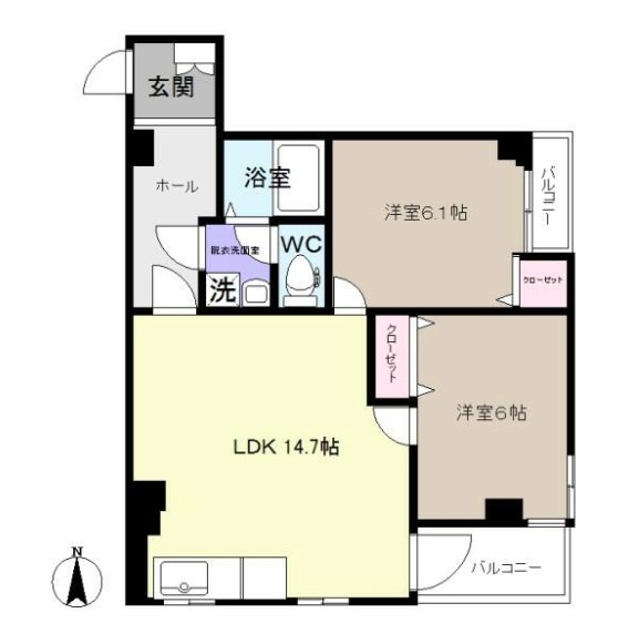 エッグビル 間取り