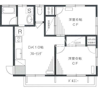 コーポさつきⅡ 間取り