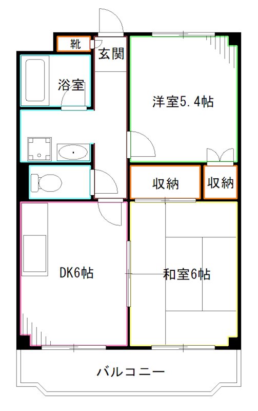 エンゼルハイム東中野 間取り