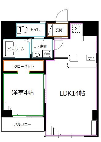 ユニパリス南荻窪 間取り
