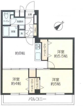 ヤマキ第6ユニアス 間取り
