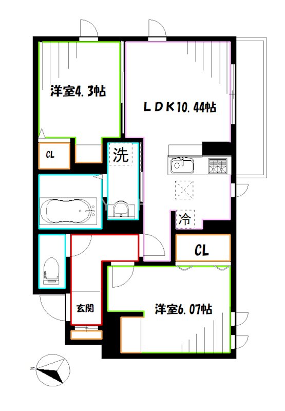NKガーデン 間取り