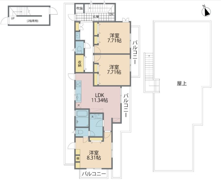 アクアハイム 間取り