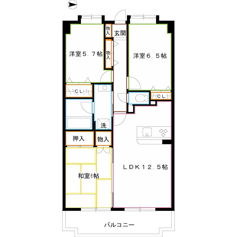 ライフステージ武蔵野  間取り