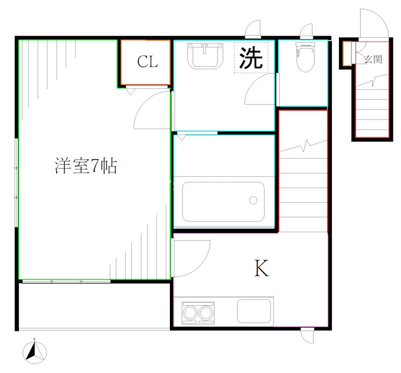 アーバンライフミタカ 間取り