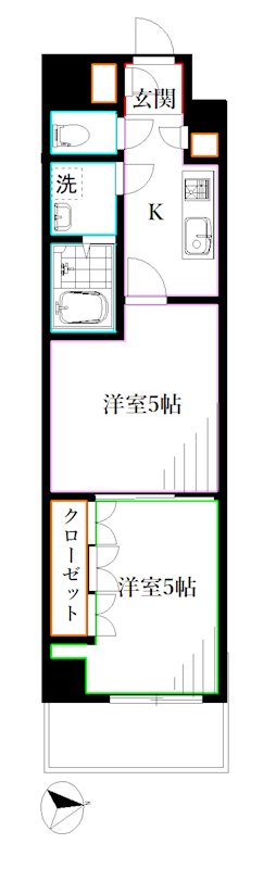 LumiCourt 　MITAKA 間取り