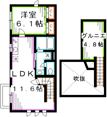 ベルフレール 間取り
