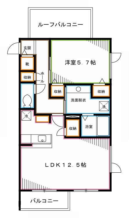 ウェルデンス江古田 間取り