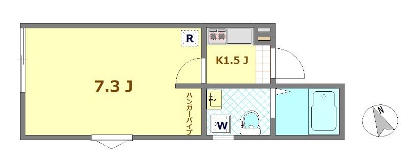 エスフラット国立 間取り