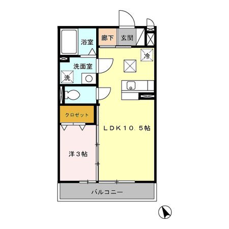 ディアコートKH Ⅱ 間取り