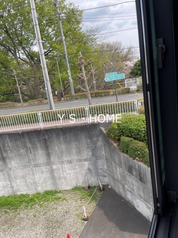 エスフラット国立 ベランダ