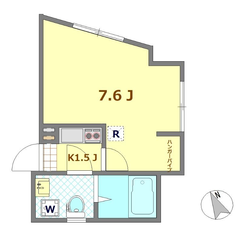 エスフラット国立 間取り