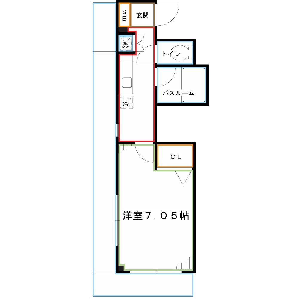 ラ・パラッツィーナ 間取り