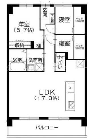 上井草グリーンハイツ５ 間取り