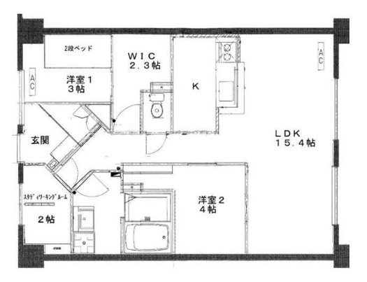 上井草グリーンハイツ５ 間取り