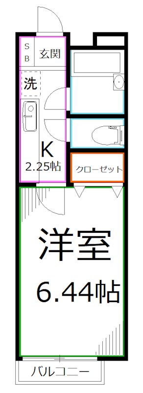 フラット西国分寺 間取り