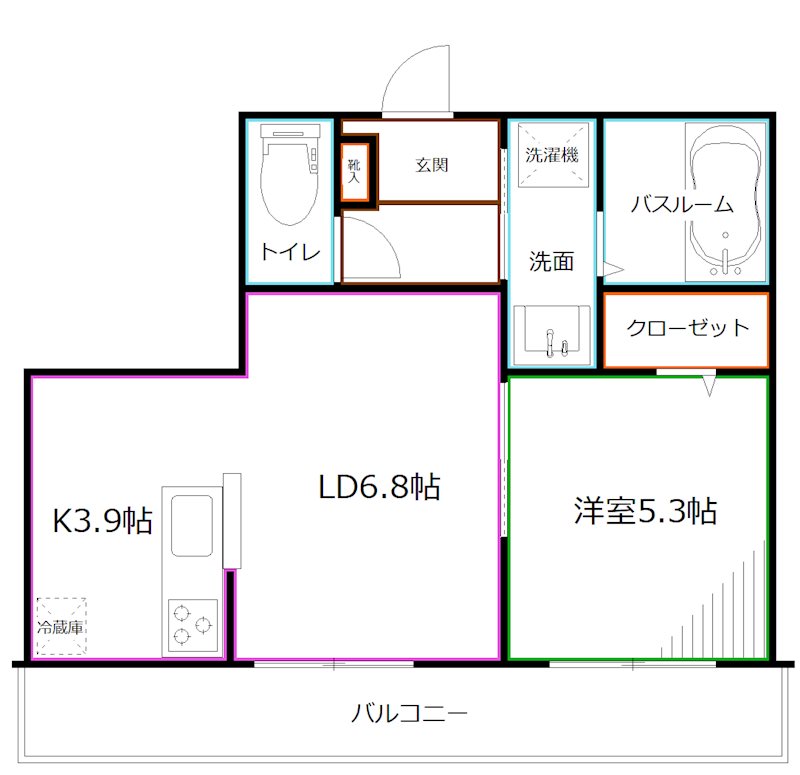スレイベル井の頭 間取り