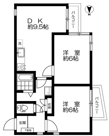 荻窪レジデンス 間取り