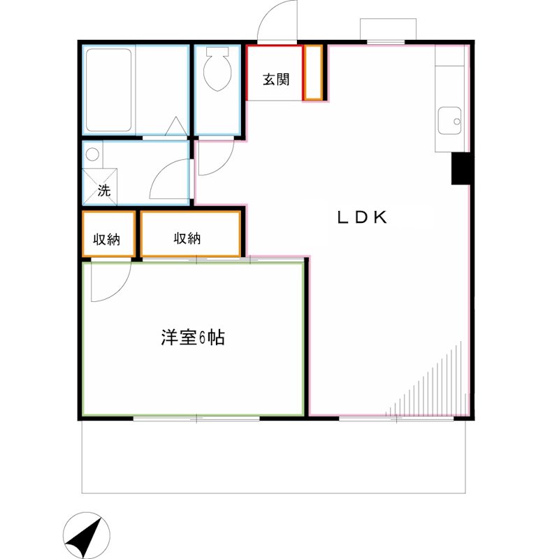 パールコート武蔵小金井 間取り