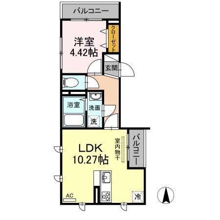 プライズコート弥生町 間取り