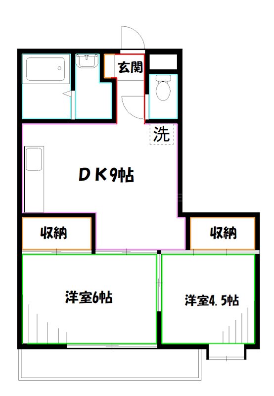 榎本第一ビル 間取り