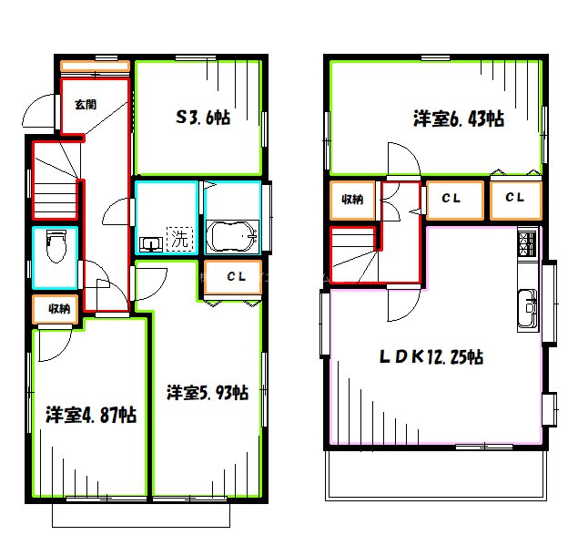 三鷹市下連雀4-8住宅  間取り