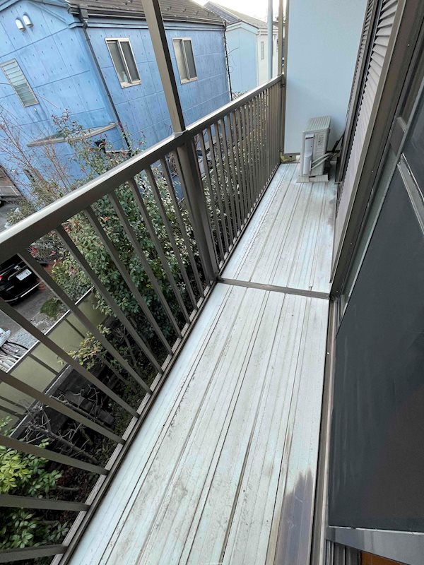 コーポサンレイ ベランダ