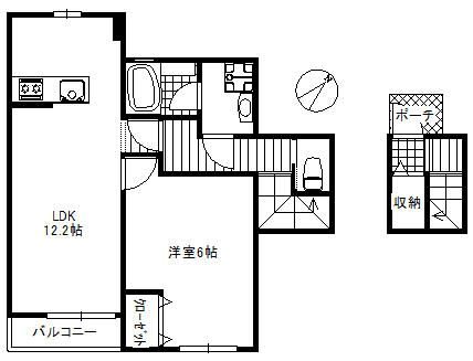 ポネ平和の森Ⅰ 間取り
