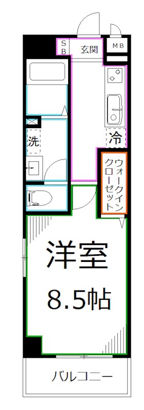 フォレスタ国立 間取り
