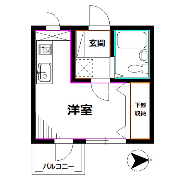 パティオ武蔵野 間取り