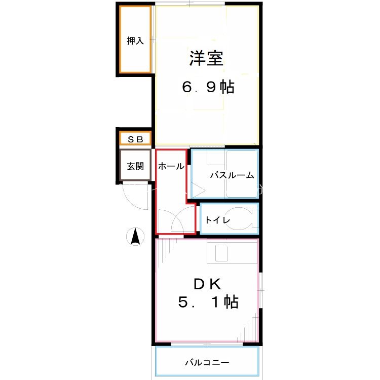 ハイネスコーセー 間取り