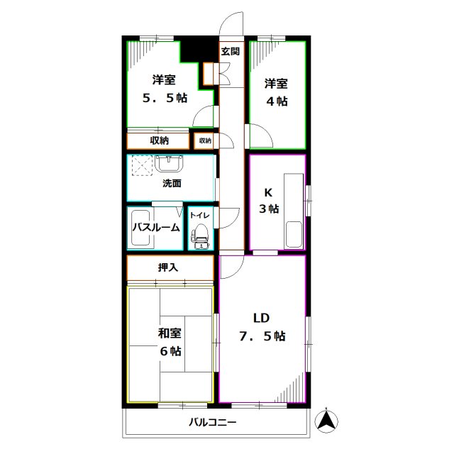 グランシティ小金井 間取り