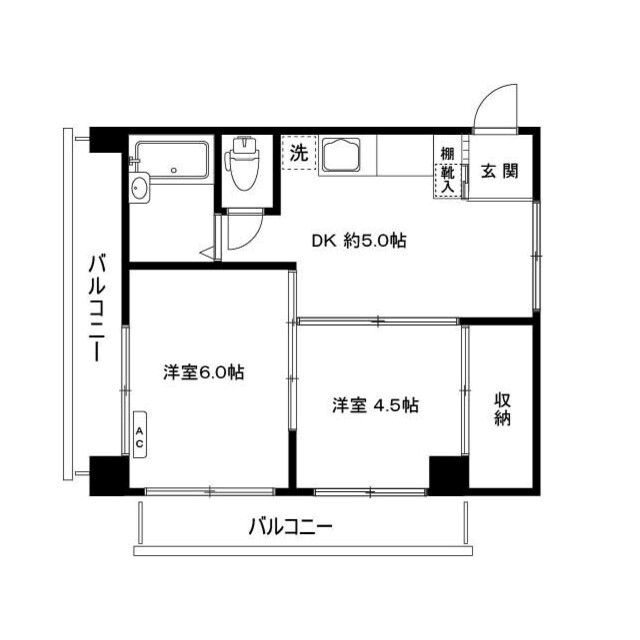 丸善高円寺ハイツ 間取り