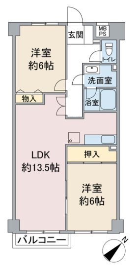 吉祥寺北町ハイム 間取り
