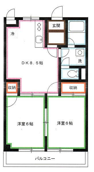 ライムかいぬま 間取り