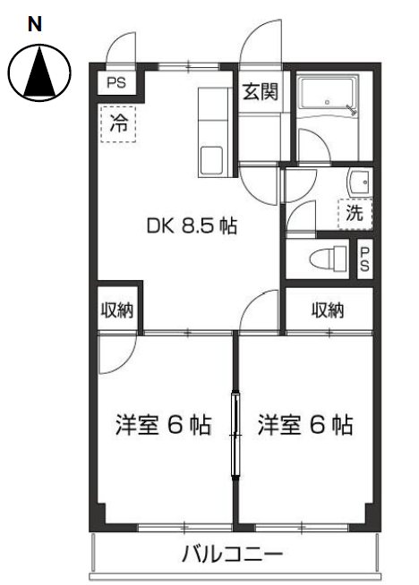 ライムかいぬま 間取り