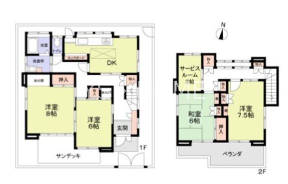 武蔵境貸家 間取り