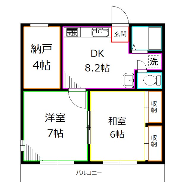 タチバナマンション 間取り