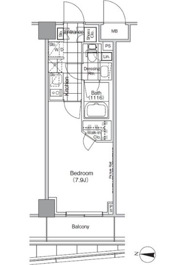 ザ・パークハビオ高円寺 間取り