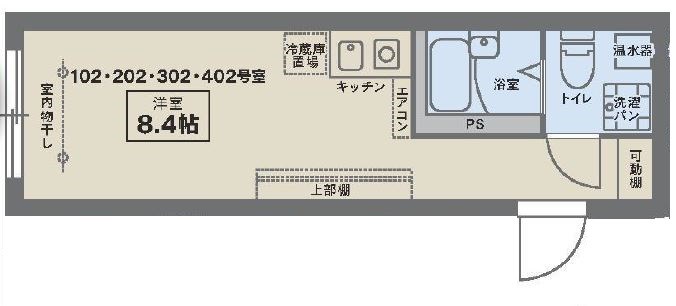 COCOFLAT西荻窪 間取り