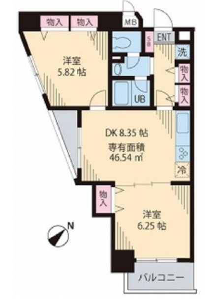 RIVER CITY西荻窪 間取り