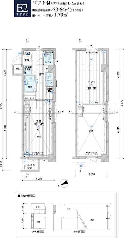 メインステージ野方駅前 間取り