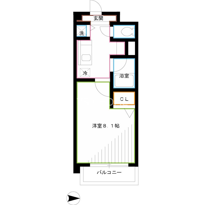 クティールM 間取り
