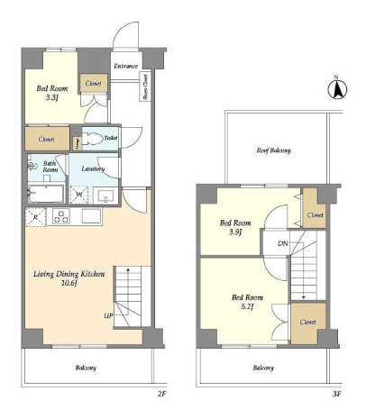 ジニア新宿中落合 間取り
