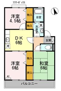 アヴァンティコートＢ棟 間取り