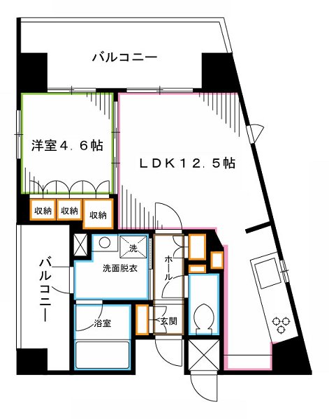 ステージファースト中野坂上  間取り