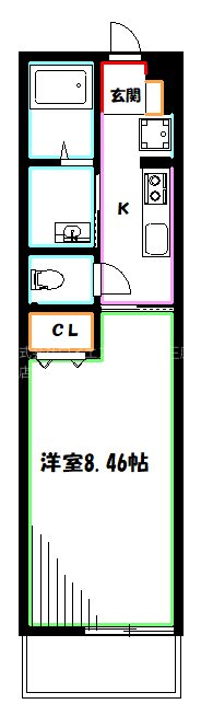リブリ・モナミ・エムケイ 間取り