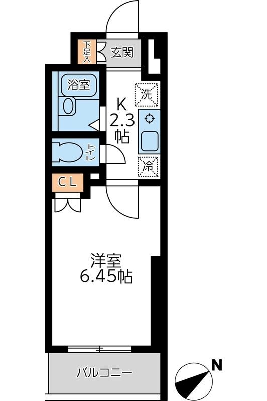 ラクラス杉並方南町   間取り