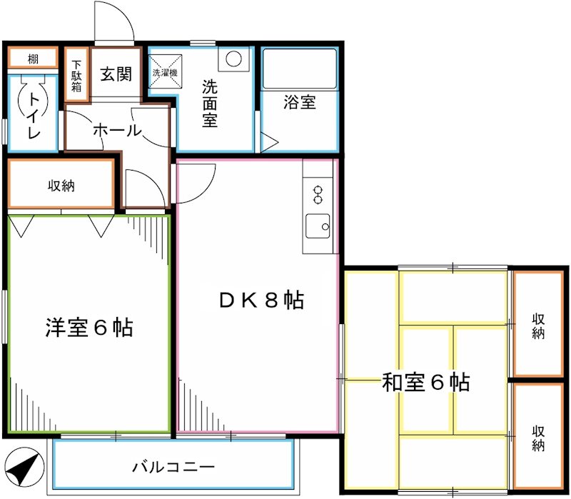 高木ハイツ 間取り