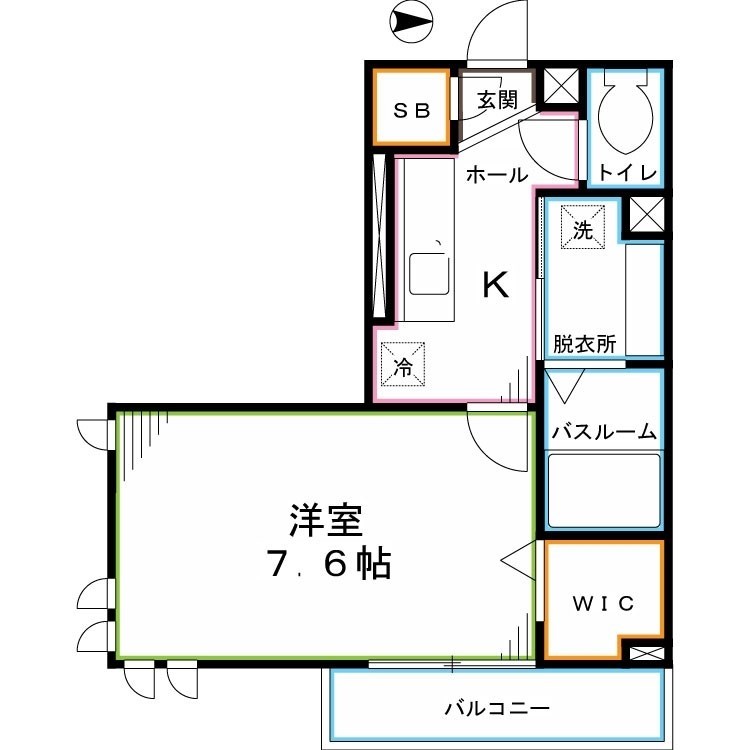 ルナマリア国立　A  間取り